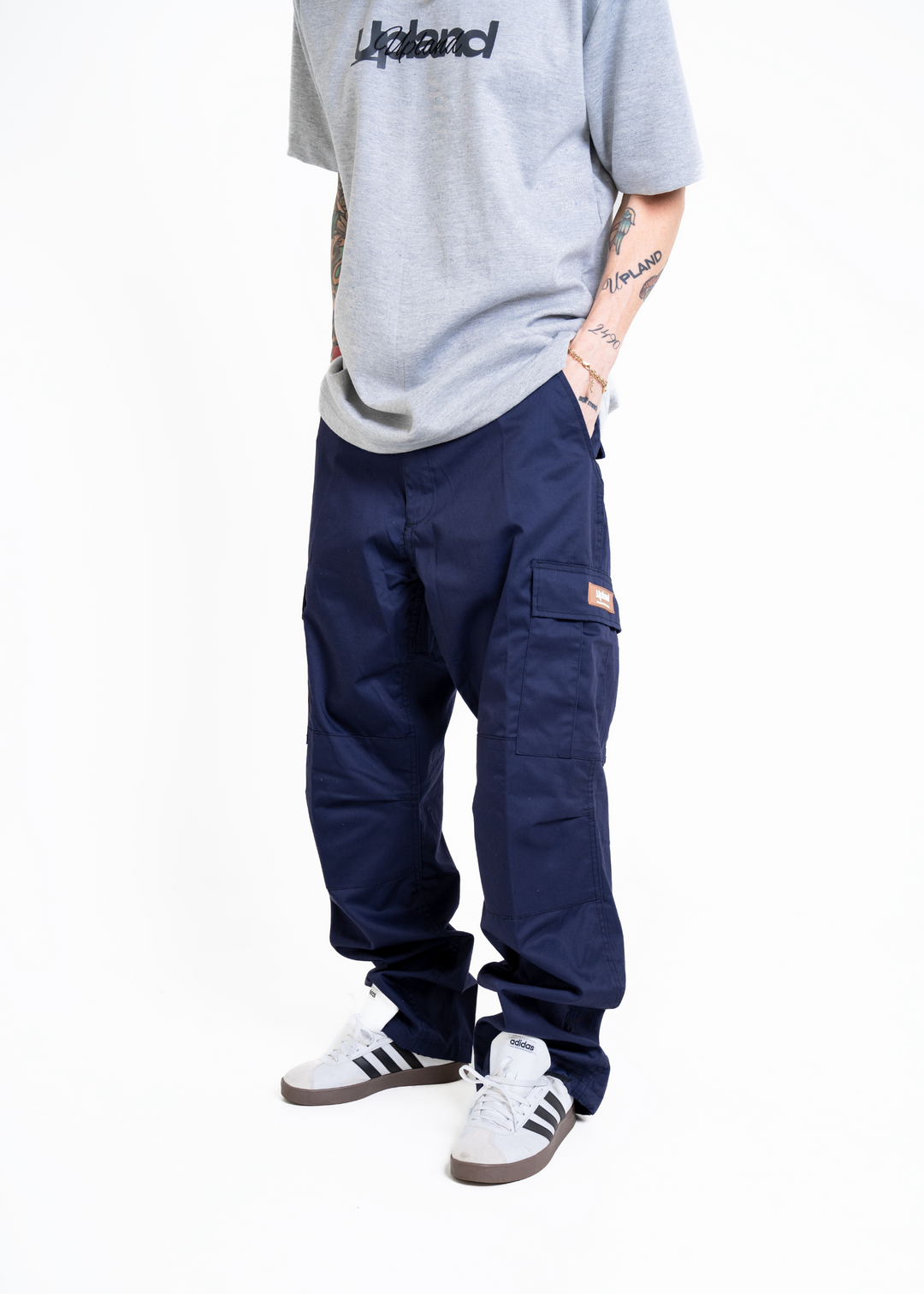 Navy Blue Cargo Pants